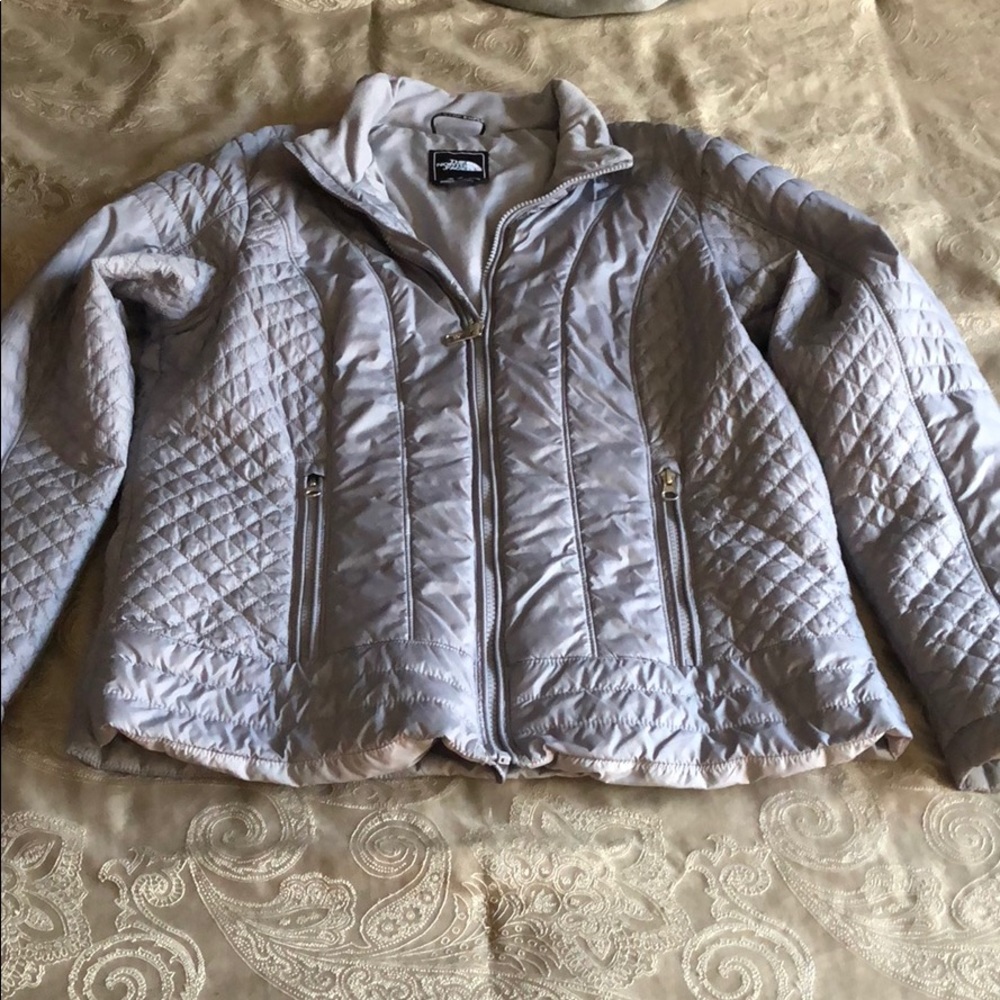 Lilac authentic North Face puff  jacket